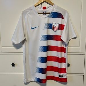 USA US Soccer 2018 Home Soccer Jersey USMNT Jersey Size Large